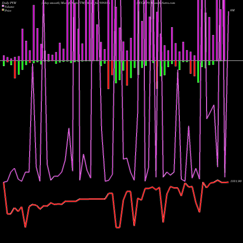 PVM Price Volume Measure charts 0CCIL29 938336 share BSE Stock Exchange 