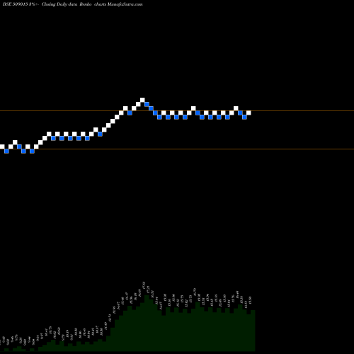 Free Renko charts THAKRAL SER 509015 share BSE Stock Exchange 