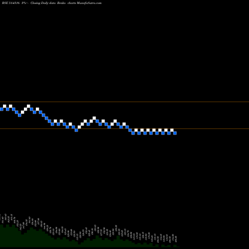 Free Renko charts RAGHUVIR SYN 514316 share BSE Stock Exchange 