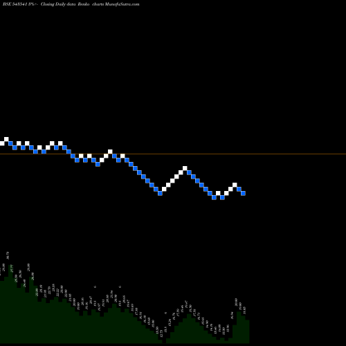 Free Renko charts SAILANI 543541 share BSE Stock Exchange 