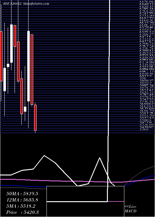  monthly chart BlueDart