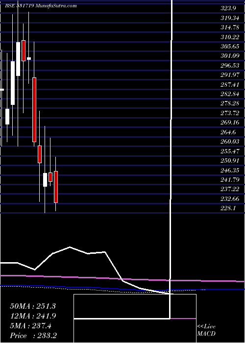  monthly chart BhagiraChem
