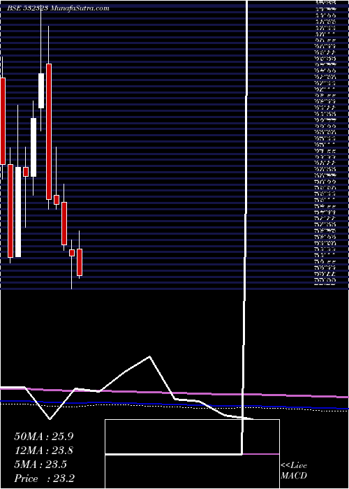 monthly chart ShivaCement