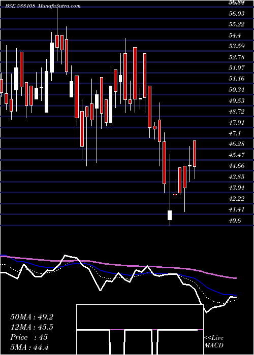  Daily chart BHILWRA TEC