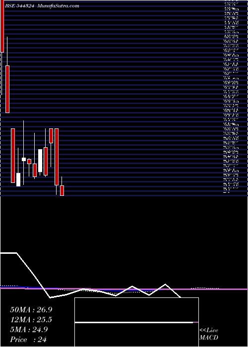  monthly chart CitichemIndia