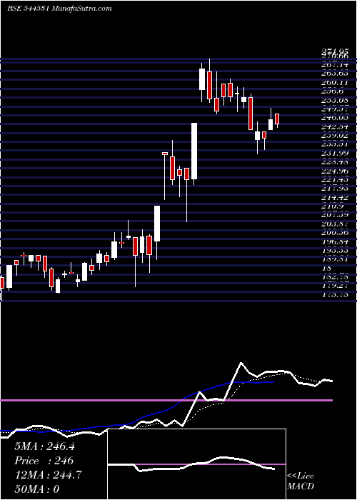  Daily chart TRUE COLORS LIMITED
