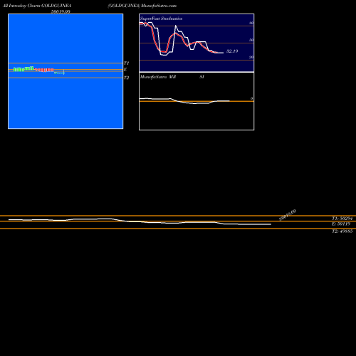 Gold Guinea intraday chart GOLDGUINEA intra day chart