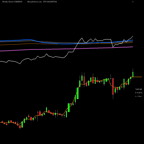 Weekly charts share GOLDPETAL GOLD PETAL (Sona Patti Leaf) COMMODITY Stock exchange 