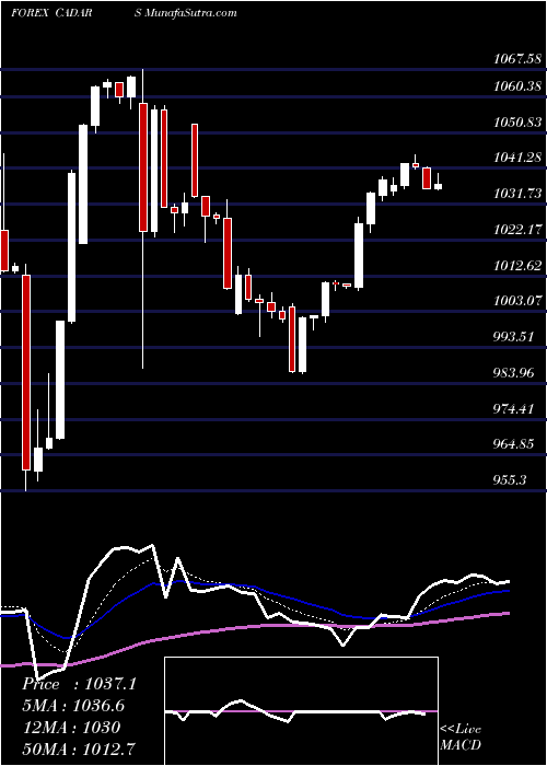  Daily chart Canadian Dollar / Argentine Peso