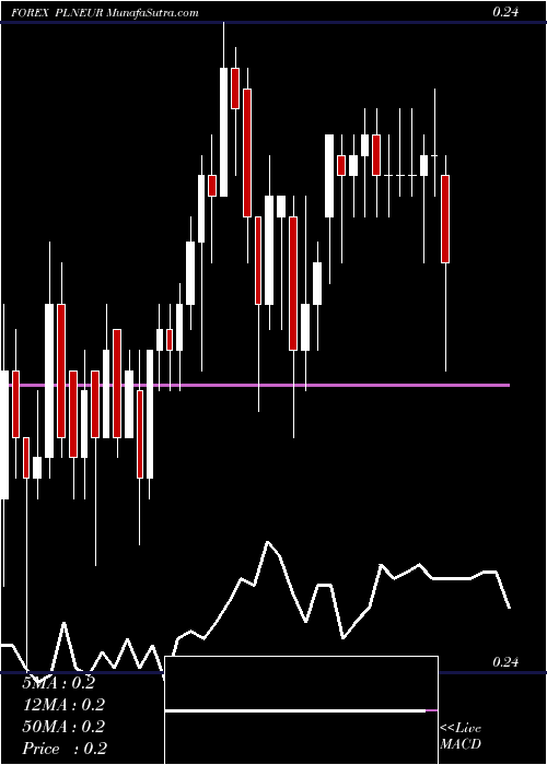  Daily chart Polish Zloty / Euro Dollar