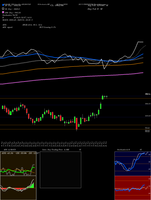 DJ US PERHLDGDS DSNG Support Resistance charts DJ US PERHLDGDS DSNG INDICES