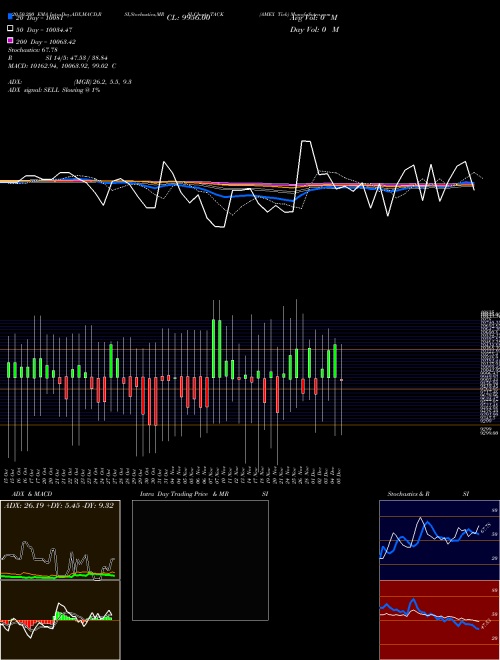 AMEX Tick TACK Support Resistance charts AMEX Tick TACK INDICES