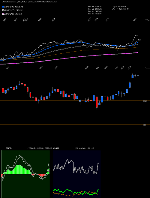 Munafa DJ US PERHLDGDS (DSNG) stock tips, volume analysis, indicator analysis [intraday, positional] for today and tomorrow