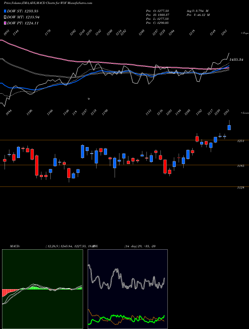 Munafa  (W5F) stock tips, volume analysis, indicator analysis [intraday, positional] for today and tomorrow