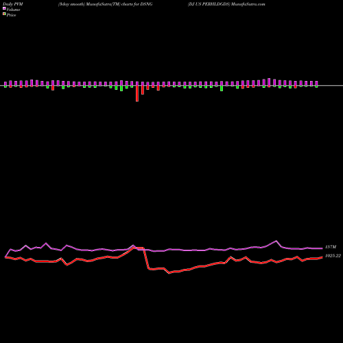 PVM Price Volume Measure charts DJ US PERHLDGDS DSNG share INDICES Stock Exchange 