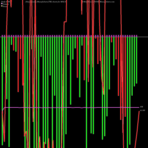 PVM Price Volume Measure charts 3-Month Lows NYSE M3LN share INDICES Stock Exchange 