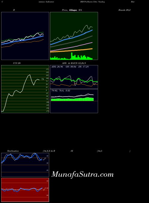 Proshares Ultra indicators chart 