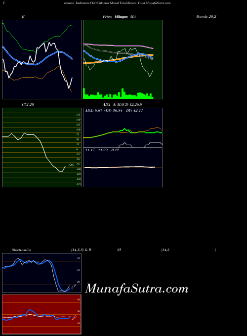 Calamos Global indicators chart 