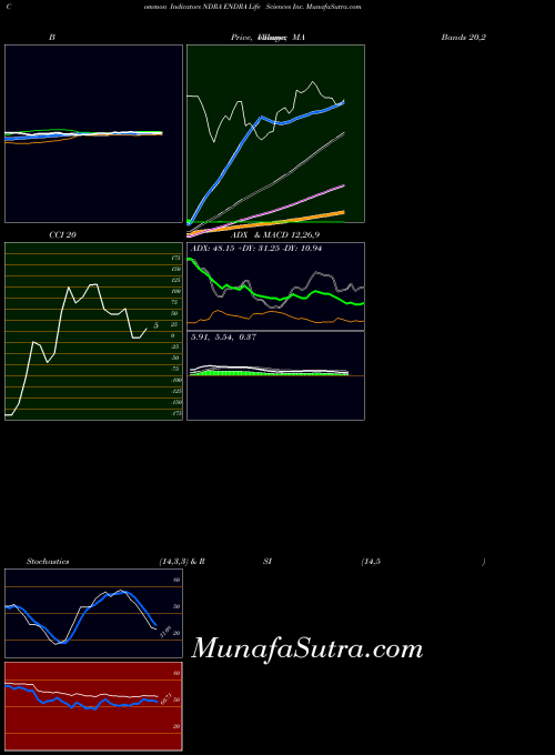 Endra Life indicators chart 