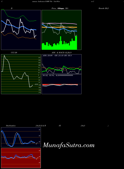 York Water indicators chart 