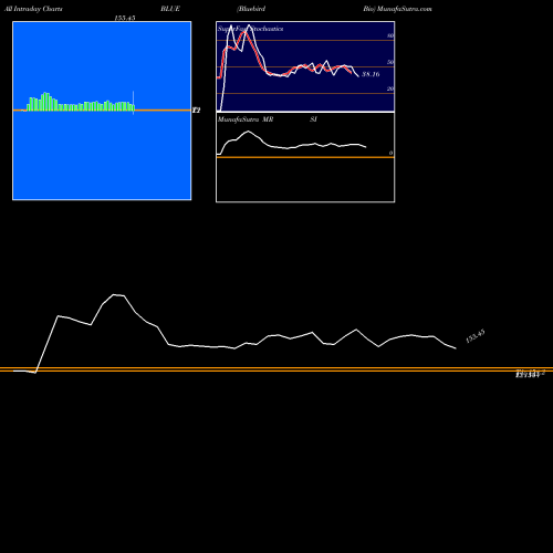 Bluebird Bio intraday chart BLUE intra day chart