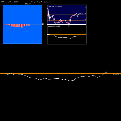 Alphabet Inc intraday chart GOOG intra day chart