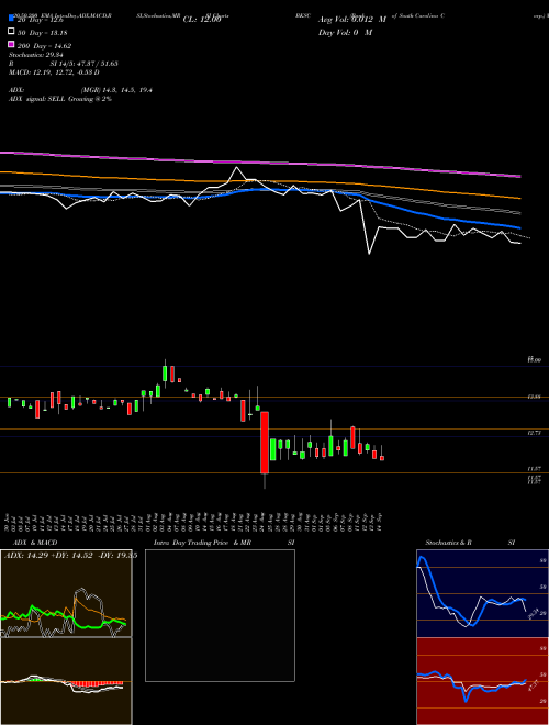 Bank Of South Carolina Corp. BKSC Support Resistance charts Bank Of South Carolina Corp. BKSC NASDAQ