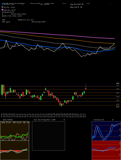 CenterState Bank Corporation CSFL Support Resistance charts CenterState Bank Corporation CSFL NASDAQ
