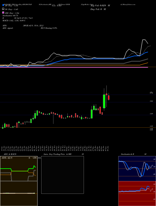 GigaMedia Limited GIGM Support Resistance charts GigaMedia Limited GIGM NASDAQ