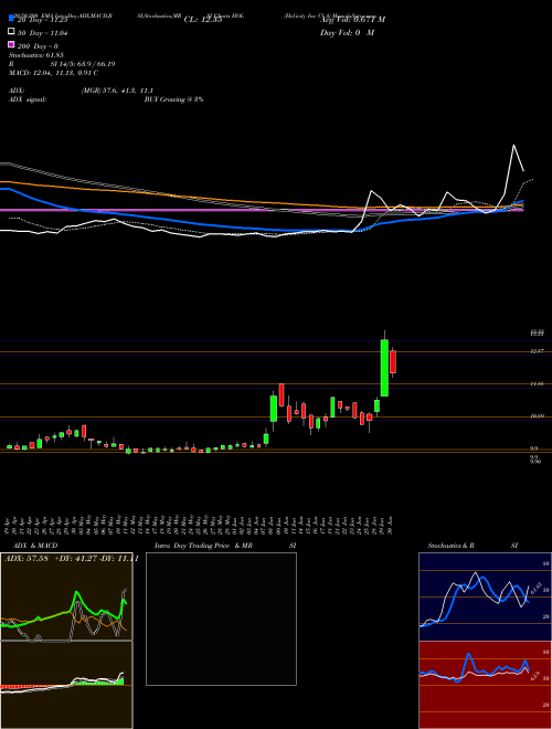 Holicity Inc Cl A HOL Support Resistance charts Holicity Inc Cl A HOL NASDAQ