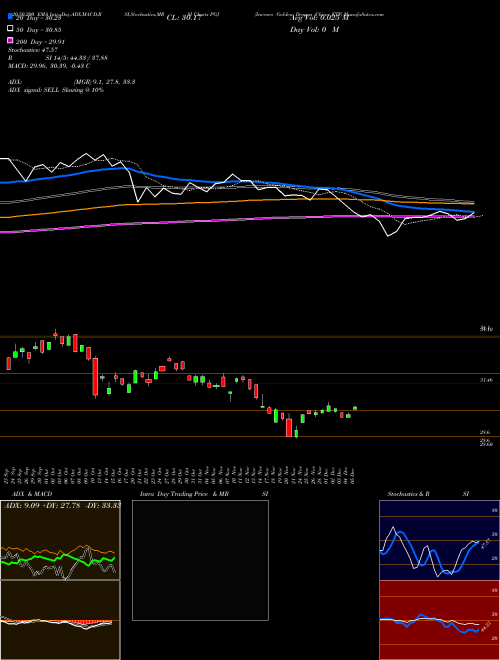 Invesco Golden Dragon China ETF PGJ Support Resistance charts Invesco Golden Dragon China ETF PGJ NASDAQ