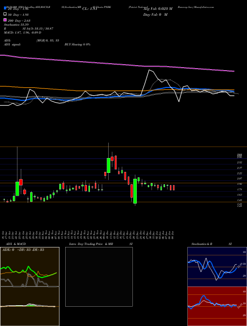 Patriot National Bancorp Inc. PNBK Support Resistance charts Patriot National Bancorp Inc. PNBK NASDAQ