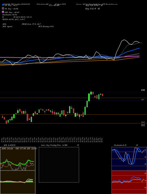 Invesco S&P SmallCap Health Care ETF PSCH Support Resistance charts Invesco S&P SmallCap Health Care ETF PSCH NASDAQ