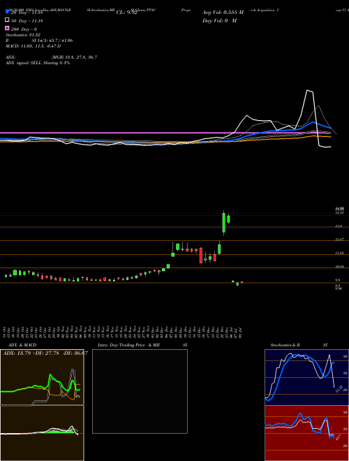 Proptech Acquisition Corp Cl A PTAC Support Resistance charts Proptech Acquisition Corp Cl A PTAC NASDAQ