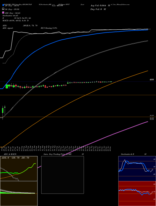Syntel, Inc. SYNT Support Resistance charts Syntel, Inc. SYNT NASDAQ