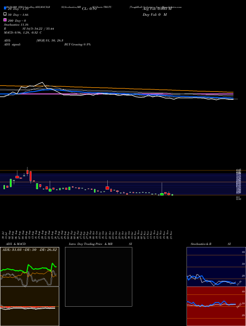 ToughBuilt Industries, Inc. TBLTU Support Resistance charts ToughBuilt Industries, Inc. TBLTU NASDAQ