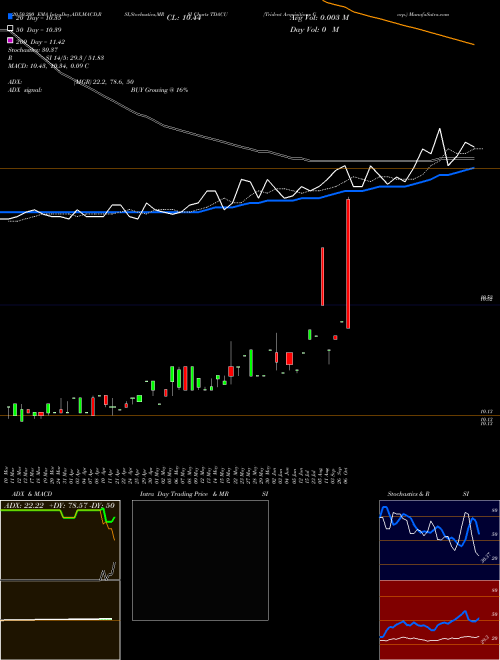 Trident Acquisitions Corp. TDACU Support Resistance charts Trident Acquisitions Corp. TDACU NASDAQ