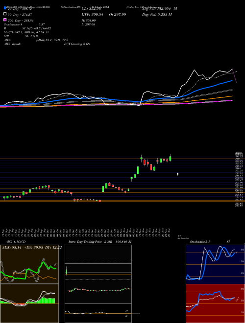 Tesla, Inc.  TSLA Support Resistance charts Tesla, Inc.  TSLA NASDAQ