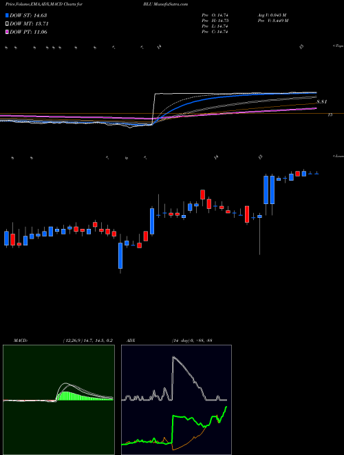 Munafa Bellus Health Inc (BLU) stock tips, volume analysis, indicator analysis [intraday, positional] for today and tomorrow