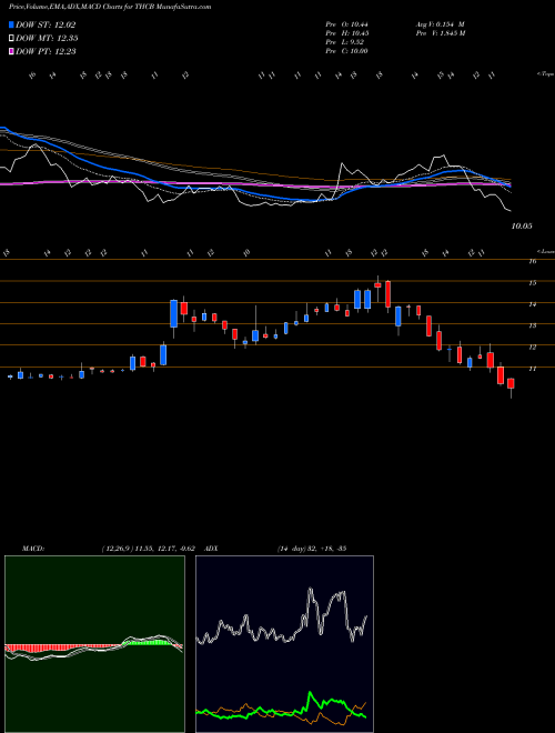 Munafa Tuscan Holdings Corp (THCB) stock tips, volume analysis, indicator analysis [intraday, positional] for today and tomorrow