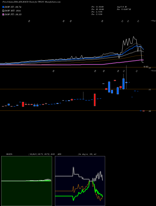 Munafa Twelve Seas Investment Company (TWLVU) stock tips, volume analysis, indicator analysis [intraday, positional] for today and tomorrow