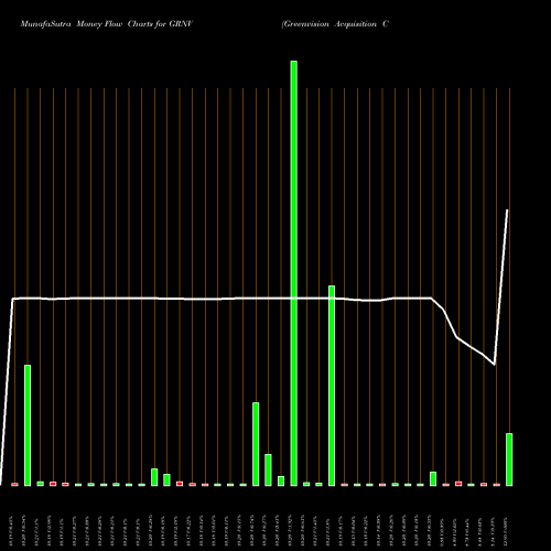 Money Flow charts share GRNV Greenvision Acquisition Corp NASDAQ Stock exchange 
