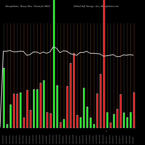 Money Flow charts share SELF Global Self Storage, Inc. NASDAQ Stock exchange 