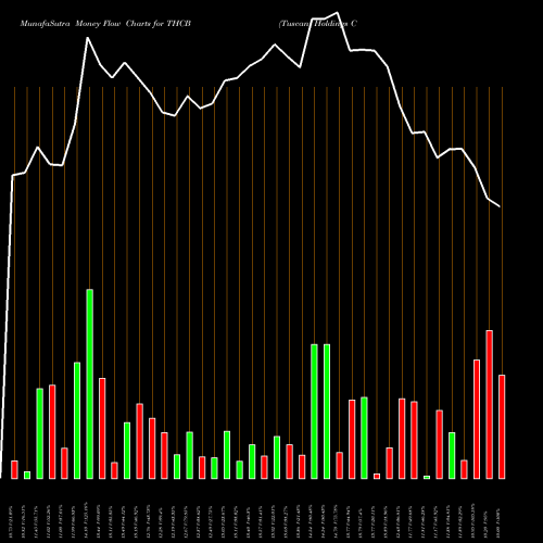 Money Flow charts share THCB Tuscan Holdings Corp NASDAQ Stock exchange 