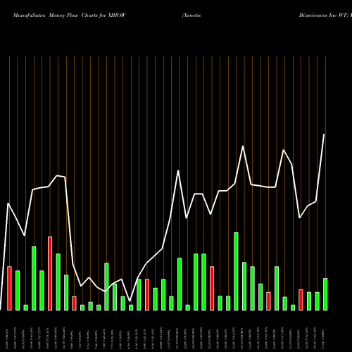 Money Flow charts share XBIOW Xenetic Biosciences Inc WT NASDAQ Stock exchange 