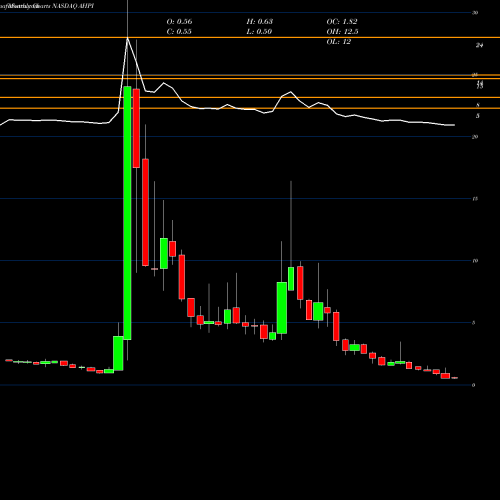 Monthly charts share AHPI Allied Healthcare Products, Inc. NASDAQ Stock exchange 