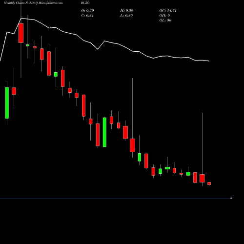 Monthly charts share BURG Chanticleer Holdings, Inc. NASDAQ Stock exchange 