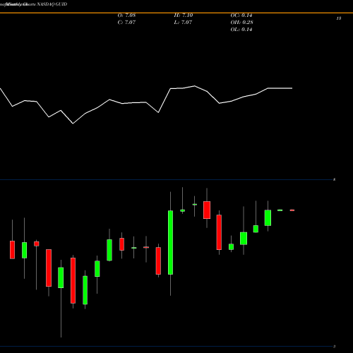 Monthly charts share GUID Guidance Software, Inc. NASDAQ Stock exchange 