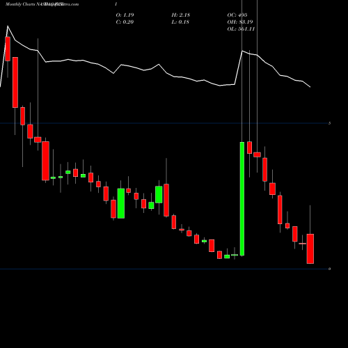 Monthly charts share HCDI Harbor Custom Development Inc NASDAQ Stock exchange 