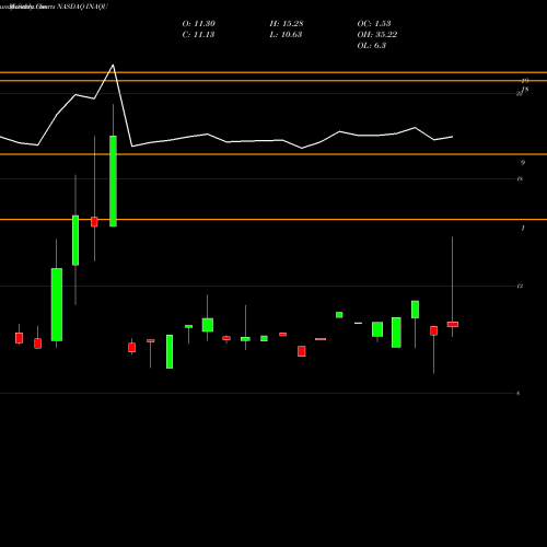 Monthly charts share INAQU Insu Acquisition Corp II NASDAQ Stock exchange 